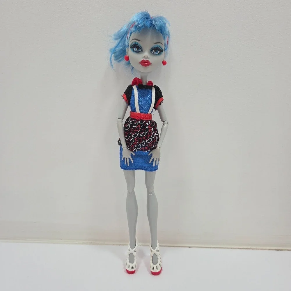 Monster High Ghouls Night Out Ghoulia Yelps 2013 Shoes Dress Jewelry CUT HAIR